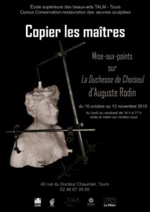 Lire la suite à propos de l’article Exposition « Copier les maîtres » Mise-aux-points sur La Duchesse de Choiseul  d’Auguste Rodin
