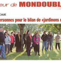 « jardinons nos villages » dans l’écho de Vibraye – 29/10/15