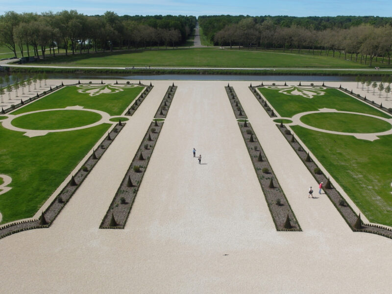 Les jardins à la française du château de Chambord, en ligne sur l’Observatoire CAUE