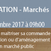 Formation Marchés Publics 30/11/2017