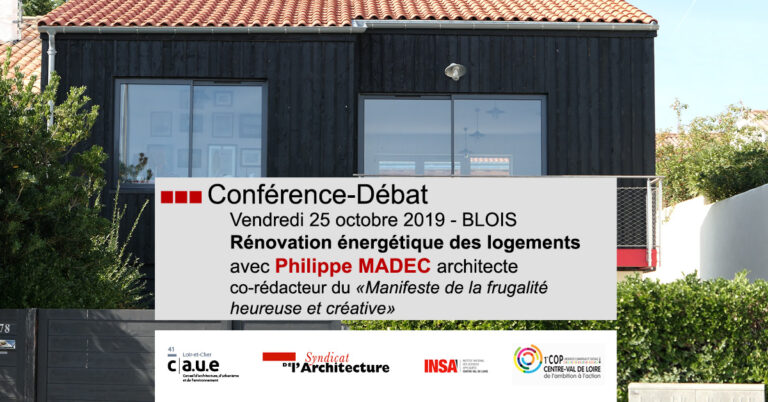 You are currently viewing Conférence sur la rénovation énergétique des logements avec Philippe Madec