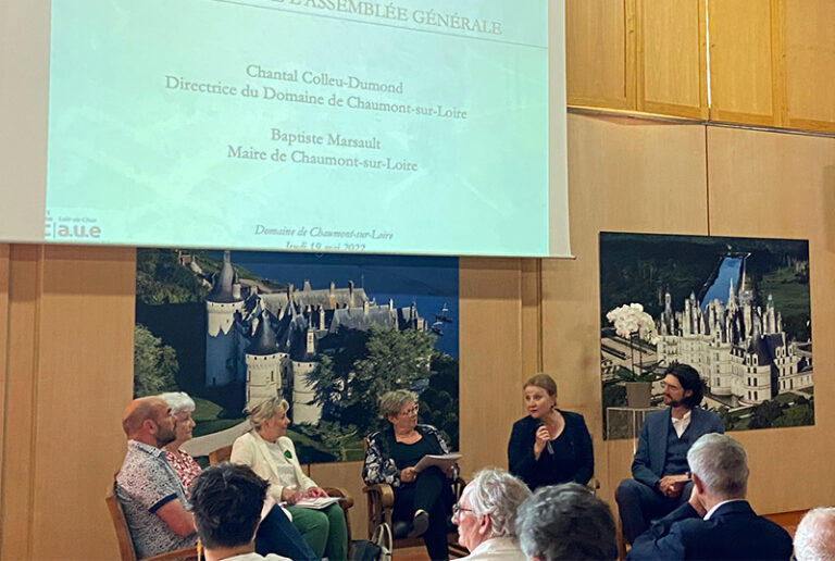 You are currently viewing L’Assemblée générale du CAUE accueillie au Domaine de Chaumont-sur-Loire le 19 mai 2022