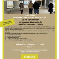 Construction bois et biosourcée : visite de chantier ouverte à tous le 17 juin à Blois