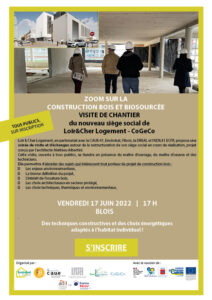 Lire la suite à propos de l’article Construction bois et biosourcée : visite de chantier ouverte à tous le 17 juin à Blois