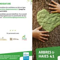 Appel à projets « Arbres et Haies 41 » : candidatures à déposer avant le 21 avril 2023