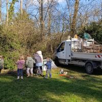 Un chantier participatif pour commencer la mise en valeur du parc de Marchenoir