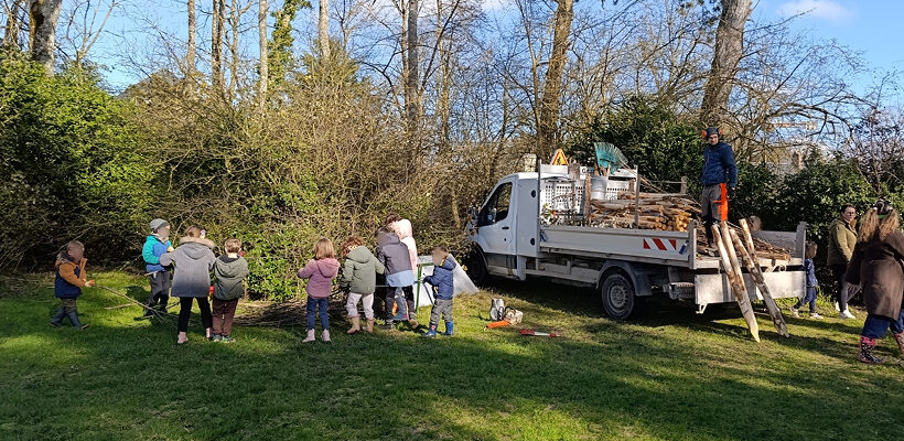 Un chantier participatif pour commencer la mise en valeur du parc de Marchenoir